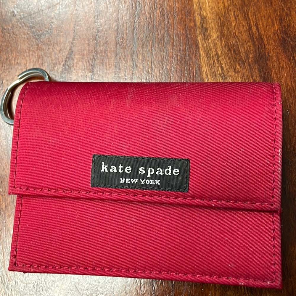 Kate Spade red change purse.